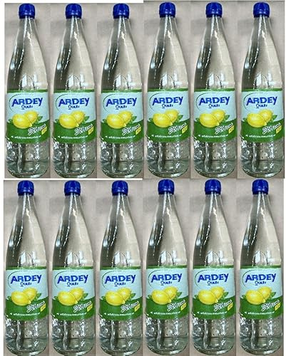 Ardey Zitrone Klar 12 x 750ml Glas Zitronenlimonade Limonade in Glas Flaschen inclusive MEHRWEG Pfand