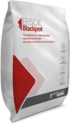 Efisol Blackpot 5kg. Abono ESPECIAL HIDROSOLUBLE NK(3-0-52) CON ÁCIDOS HÚMICOS y alta concentracion de potasio.