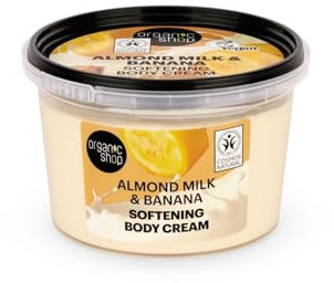 Organic Shop Body Cream Softening Almond Milk & Banana (250ml)