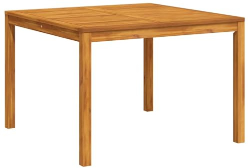 vidaXL Garten-Esstisch 110x110x75 cm Massivholz Akazie