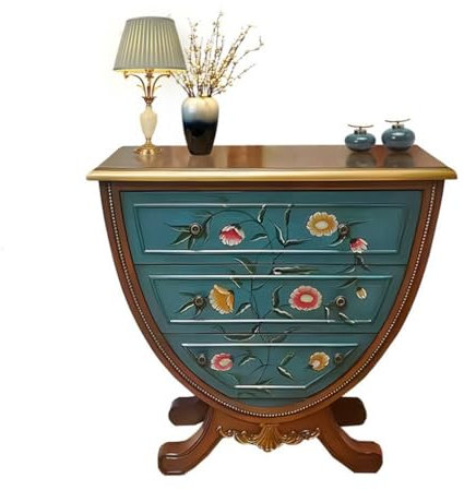 EINES Sideboard-Buffetschrank Veranda Flur Massivholz Lagerschrank Schublade Lagerung Veranda Theke Dekoration Retro Alte Esszimmer Sideboard Möbel Küchenbuffet-Aufbewahrungsschrank