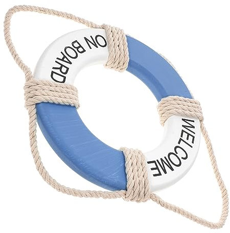 Yardenfun Nautischer Wanddekor Lebensring Mediterranem Stil Handgefertigte Holzschilder Für Wohnräume Bars Oder Cafés Einzigartige Wandkunst Zur Dekoration Von Zuhause Für Freunde Und
