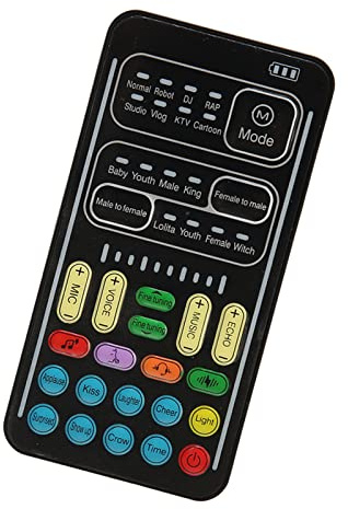 Multifunktionaler CE-Wechsler mit 8 Soundeffekten – Tragbare Soundkarte für PC, Telefon und Laptop – CE-Modulator und Verkleidung für Spiele und Anrufe