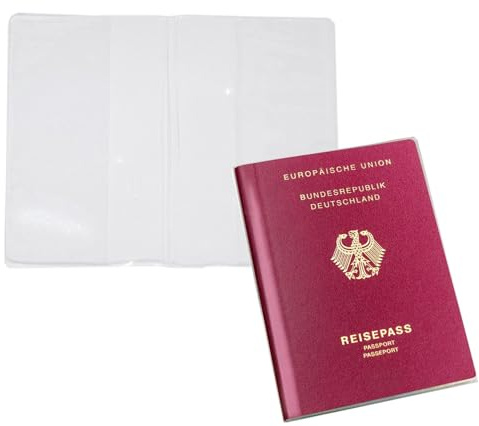 daged Reisepasshülle 50 Stück Schutzhülle Transparent Passhülle Urlaub Reiseaccessoires Cover Hülle