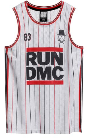 Amplified Basketball Mesh Jersey - Herren, Damen, Unisex, Ärmellos, beidseitig Bedruckt, Atmungsaktiv, Sommer, Festival, BandMerch, Musik Fan-Shirt