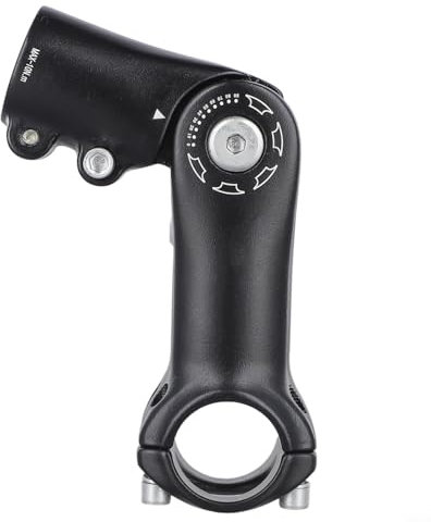 HpLive Verstellbarer Fahrrad Fahrradlenker Vorbau 0-90 Grad 6061 Aluminiumlegierung für 28,6 mm Gabelschaft 25,4/31,8 mm Lenker für MTB, Rennräder(28.6x25.4x90)