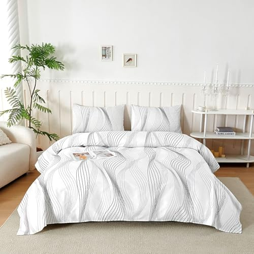 Juego de Sábanas 4 Piezas 180x190/200 cm, Sabanas Cama 180 Microfibra Cepillada Impresión,Sábanas Bajera Ajustable, Sabana Encimera Cama y 2 Funda de Almohada 50x80, Cinta
