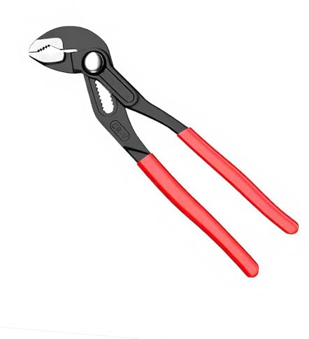 BJDSI 235 mm water pump pliers, quick adjustment, anti-slip handle, high torque, rust protection.