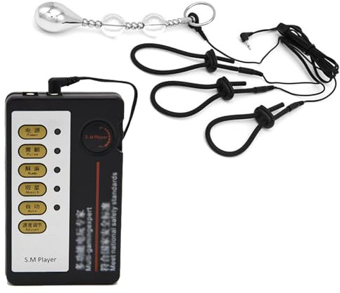 Elektro Shock Sex Toy, Analplug Anal Vaginal Plug Electro Massage Anus Penis Ringe SM E-stim Erotik Extrem Sexspielzeug für Männer