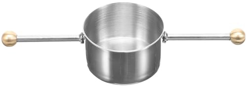 VILLFUL Vaso Medidor de Acero Inoxidable Doble con Mango Jigger para Cócteles Herramienta Compacta Resistente para Bartenders Profesionales y Uso Doméstico