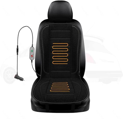 BesBet Sitzaufleger, Winter 𝐒𝐢𝐭𝒛𝒉𝐞𝐢𝒛𝐮𝒏𝒈 𝐀𝐮𝐭𝐨 Bequemer Autositzkissen Vordersitze Geschenk,Meine Herren 1 Stück,C-Sherpa