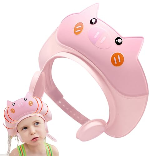 Cappello per shampoo per bambini - TPE 29x26 cm | Cuffia per il lavaggio dei capelli per con cuffia da bagno protettiva regolabile, scudo per shampoo - Protezione testa occhi orecchie | Bambin