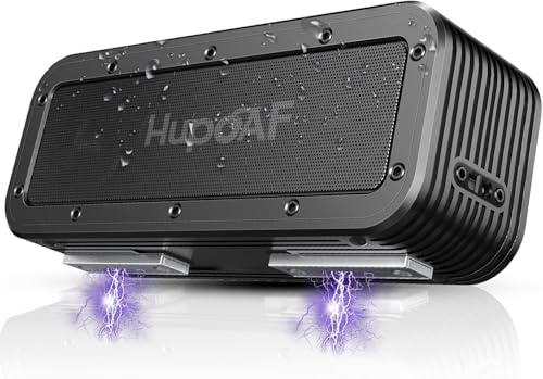 50W Bluetooth Speaker with Stereo Bass, IP7 Waterproof Outdoor Speaker, Magnetic Portable Loud Speakers Wireless, 30H Playtime, 3EQ, AUX, TF Card, TWS Pairing, Powerful Speaker for Party/Travel