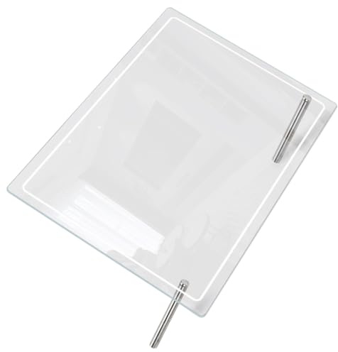 SHERCHPRY Lavagna Bianca Acrilica Cancellabile da Scrivania Multifunzione Supporto Magnetico per Casa e Ufficio