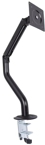 lyrlody Brazo de Escritorio para Computadora, Soporte de Brazo Mecánico Ajustable de Múltiples ángulos de Acero para Monitor, Computadora Portátil, Tableta, Teléfono, Diseño Que Ahorra Espacio