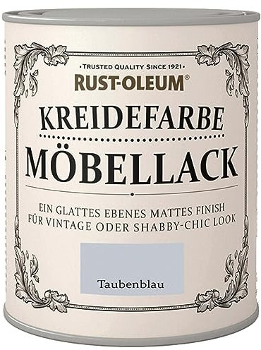 Rust Oleum - Vernice a gesso per mobili, 750 ml, colore: Blu colomba opaco