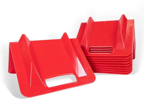 VeeBoards Flatbed Corner Protectors 8 X 8 X 10 (10-Pack), Use Up to 4 Inch Webbing on Flatbed Edge Protectors, Protect Cargo Edges & Extend The Life of Your Straps