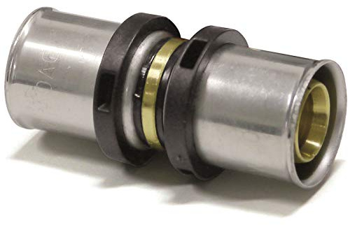 PROTECH 5 Stück Press-Kupplung 32 x 3-32 x 3 TH Kontur Pressfitting Kupplung DVGW zertifiziert Verbundrohr | Pipetec