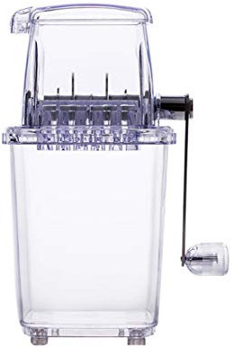 Tritaghiaccio Manuale, Ice cruscher con Levetta Senza Elettricità Antiruggine Macchina Tritaghiaccio Professionale per Bar,Cucina
