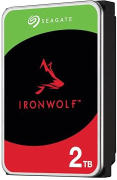 Seagate IronWolf 2TB 256MB 3.5 Zoll SATA 6Gb/s Interno CMR NAS Festplatte
