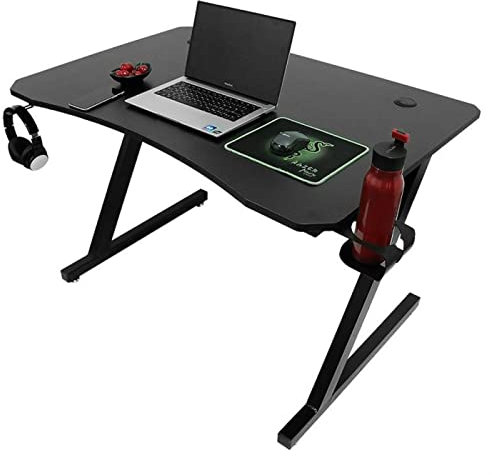 Laptop-Tisch Computertisch Z-förmige Neigungsspieltisch-Tasse Halter Kopfhörerhalterung Bequemer Einfacher Ergonomischer Computertisch Büro Lernen Spieltisch Arbeitstisch für das Heimbüro ( Color : 11