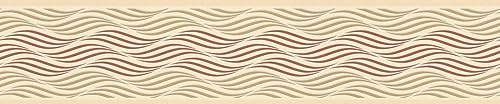 A.S. Creation | Endast Borders 11 | 384133 | Fleecekant | randig tapet | 5,00 x 0,13 m | beige | tapet