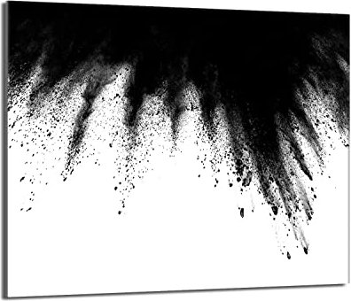 DarHaus Plaque de recouvrement, 60 x 52 cm, en verre, pour cuisinières électrique, à induction, convient comme décoration, protection anti-éclaboussures ou planche à découper, Explosion