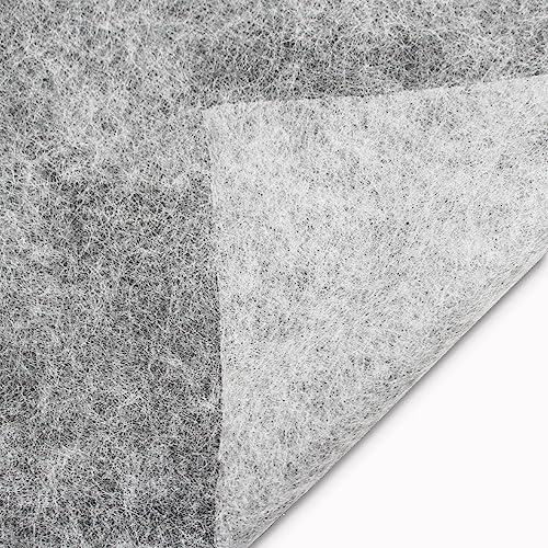 JPstraps - Tela Doble Cara Termoadhesiva para Dobladillo, Entretela Fusible de Plancha Ligera No Tejida para Manualidades, Costura, Patchwork, Acolchado y Más (Blanco, 200cm x 150cm)