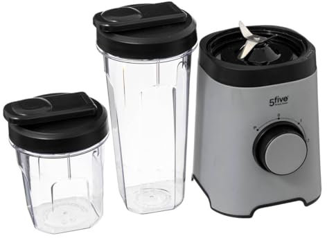 5five - blender avec 2 bouteilles 300ml / 600 ml