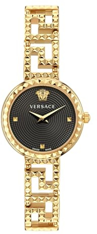 Versace Damen Analog Quarz Armbanduhr Greca Goddess