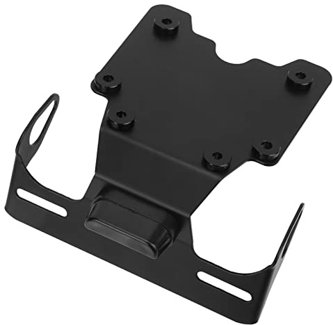 Ejoyous Motorrad Kennzeichen Halterung für Tenere 700/Rally XTZ700 2019-2022, Aluminiumlegierung, Schwarz, Tail Tidy Eliminator