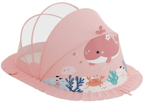 Balakaka Baby Faltbare Moskitonetz 110x60x65cm, Pop-up Kinder Baby Licht Blockieren Moskitonetz Anti-Moskito, Tragbares Baby Reisezelt Krippe für 0-5 Jahre Baby