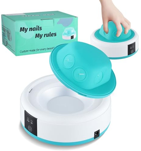 Electric Nail Polish Remover Machine, Electric Nail Soak Off Bowl, Steam Nail Removal with Intelligent Touch Control, Heating Cleaner for Manicure Bowls Suitable, for Nail Polish Acrylic Nails Shellac