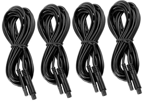 Angoily 4pcs Backup Camera Cord Dash Cam Extension Cables for Vehicle Use for Backup Camera Wire