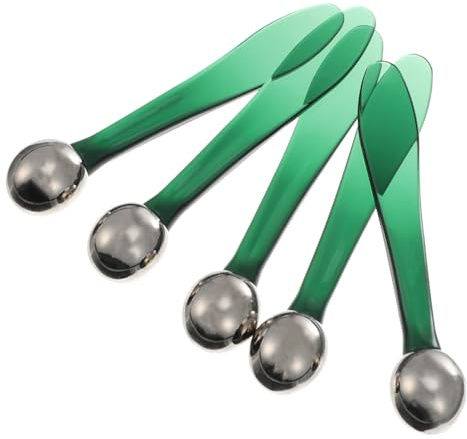 HOUDERCO 5stücke Teiliges Augenmassagegerät Mit Augencreme-löffel Und Gesichtsroller Massagestick Für Effektive Augenpflege Und Hautstraffung Für Zuhause Salon