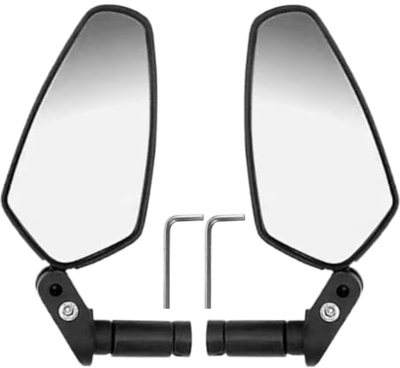 Specchietto Bici Montaggio Manubrio,Specchietti per Manubrio da Strada e Montagna | Coppia per Manubri Standard Uomo Donna