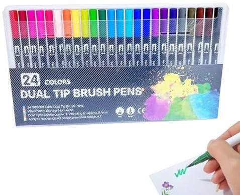 Educat Aquarellstifte-Set, schnell trocknend, 27,9 x 22,9 cm