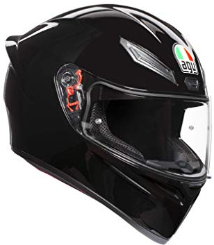 AGV K1 ECE 22-05 Solid Motorrad Integralhelm ECE 22-05 Sport, Schwarz, ML