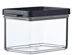 Mepal Vorratsdosen mit Deckel - Vorratsbehälter Luftdicht & Stapelbar - Küchenaufbewahrung & Organisation - Spülmaschinenfest - 700 ml - Black