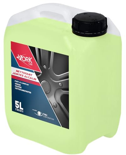 WORKCAR - Nettoyant Jantes 5l Pro - Alcalin, nettoie sans frotter