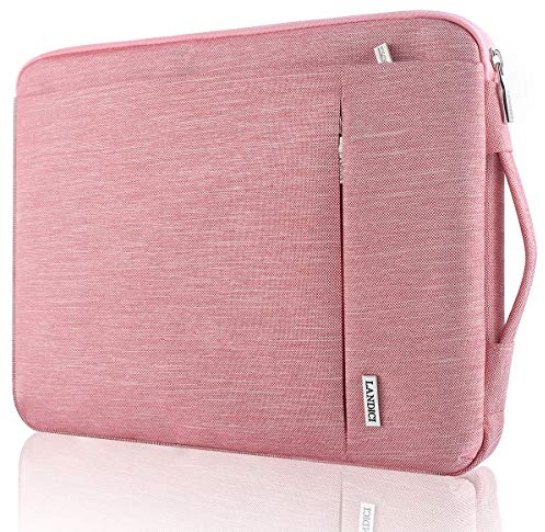 Landici 360 Funda protectora para portátil 11 de 11.6 pulgadas, resistente al agua, funda para tablet para iPad Pro 12.9 2020, 12.3, nuevo MacBook de 12 pulgadas, Samsung HP Acer Chromebook-rosa