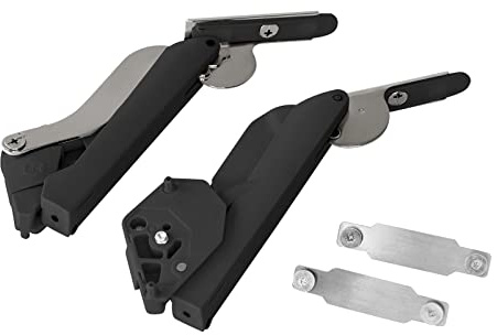 SOTECH Högt klaffbeslag FREEspace typ B, antracit för skåphöjd 225-650 mm (klaffvikt från 0,7 till 4,3 kg) Klaffhållare