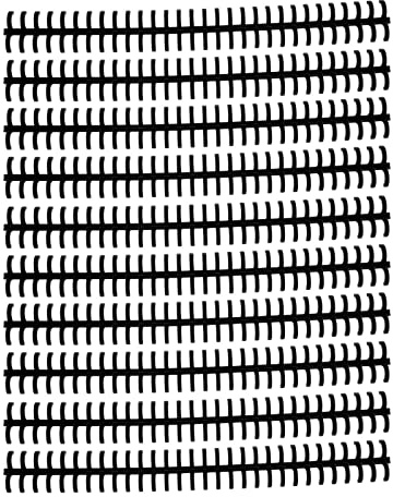 10 Stück Bindekämme, Kamm Binderücken Spiralbinderücken, 10mm 30 Ringe Schwarzer Kunststoff Loseblatt Bindekämme A4 Bindekapazität 80 Seiten Schreibwaren Buchring für Notizbuch Sammelalbum