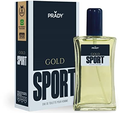 PRADY - Gold Sport pour Homme - 100 ml - Fraîcheur et élégance pour chaque journée