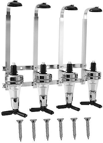 BESTonZON Distributore Liquori Parete Stazioni Dispenser Vino e Bevanda Misurino ABS per Bar Compatibile Bottiglie Fino Erogatore Tenuta Stagna