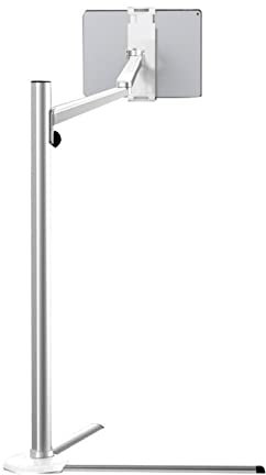 WAOCEO Support Tablette Stand de Tablette, Support de téléphone cellulaire en Aluminium, Montage de Tablette à Bras Long à Bras réglable de 4 13 Pouces et Tablette Mobile Supports pour Tablette