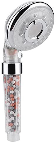 Gefilterter LED-Duschkopf Mit Handbrause, Handbrause Mit Schlauch Und Sockel Für Trockene Haut Und Haare, Wassersparende, unter Druck Stehende Handbrause, Badezimmerzubehör