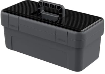 FUHAI-666 Werkzeugkoffer Multifunktionale 17-Zoll-Werkzeugkiste, verschleißfest, wasserdicht, for den Haushalt, tragbare Aufbewahrungsbox, Elektriker, Zimmerei, Spezialwerkzeugtruhe Werkzeugkästen