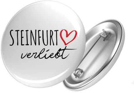 Huuraa Button Steinfurt verliebt Geschenk