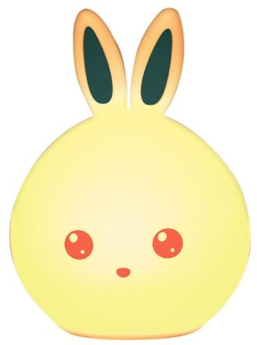yeeplant Veilleuse LED en silicone avec télécommande pour enfants, lampe de chevet décorative pour chambre d'enfant